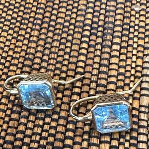 Ray Griffiths 18 kt gold  Blue topaz Earrings - Women Jewelry
